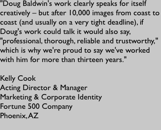 "Doug Baldwin's work clearly speaks